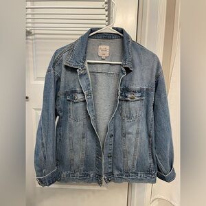 Oversized denim jacket